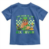 Funny Leprechaun Says Six Seven Toddler T Shirt St Patricks Day