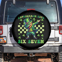 Leprechaun Six Seven Meme Spare Tire Cover Funny St Patricks Day Gift