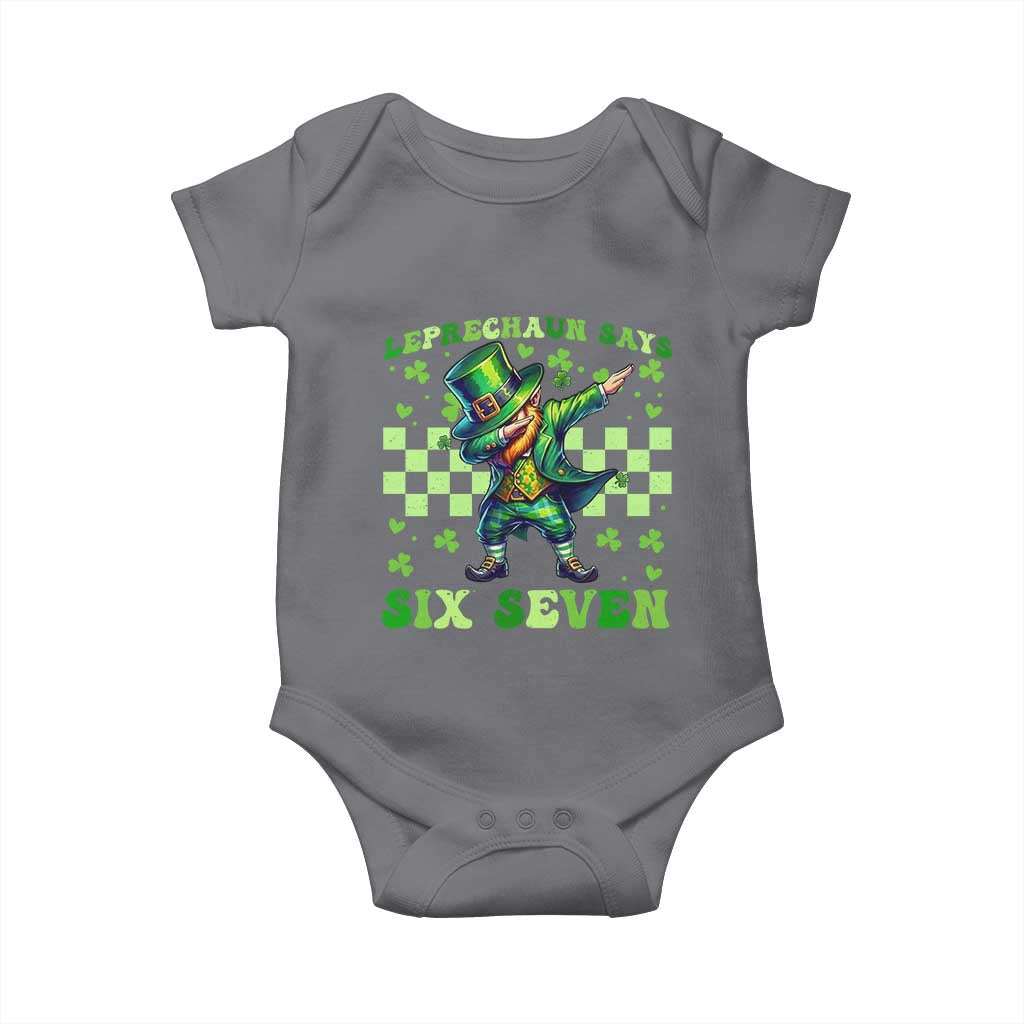 Leprechaun Six Seven Meme Baby Onesie Funny St Patricks Day Gift