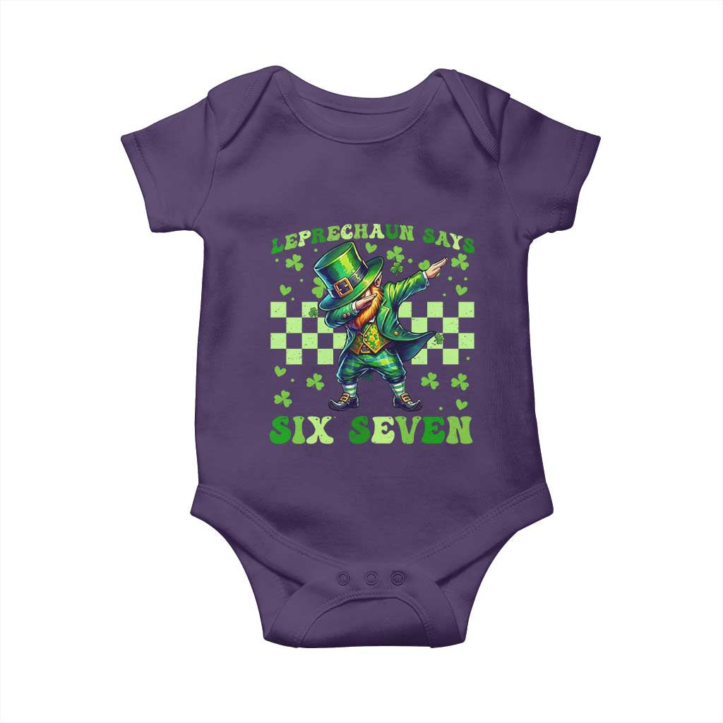 Leprechaun Six Seven Meme Baby Onesie Funny St Patricks Day Gift