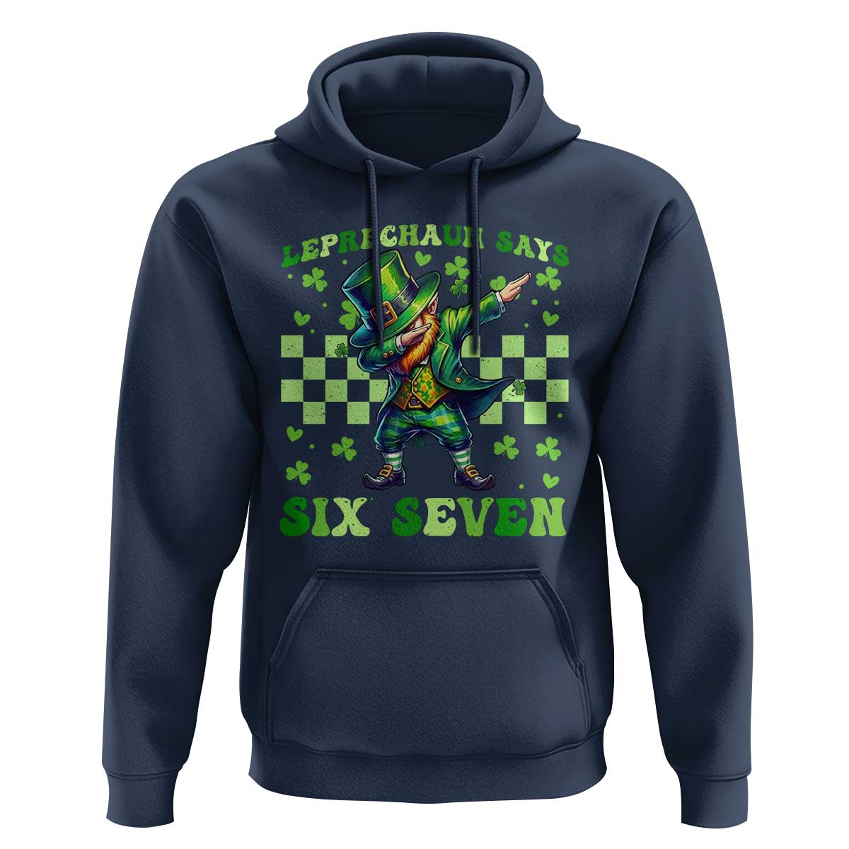 Leprechaun Six Seven Meme Hoodie Funny St Patricks Day Gift