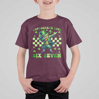 Leprechaun Six Seven Meme T Shirt For Kid Funny St Patricks Day Gift