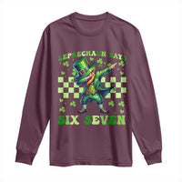 Leprechaun Six Seven Meme Long Sleeve Shirt Funny St Patricks Day Gift