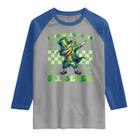 Leprechaun Six Seven Meme Raglan Shirt Funny St Patricks Day Gift