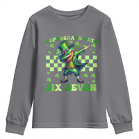 Leprechaun Six Seven Meme Youth Sweatshirt Funny St Patricks Day Gift