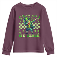 Leprechaun Six Seven Meme Youth Sweatshirt Funny St Patricks Day Gift