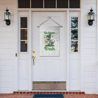 Funny Dinosaur Says Six Seven Garden Flag St Patricks Day