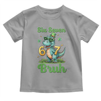 Funny Dinosaur Says Six Seven Toddler T Shirt St Patricks Day