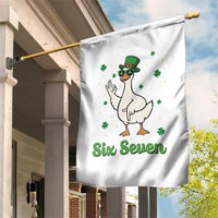 Lucky Goose Six Seven Meme Garden Flag St Patricks Day