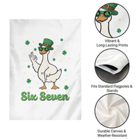 Lucky Goose Six Seven Meme Garden Flag St Patricks Day