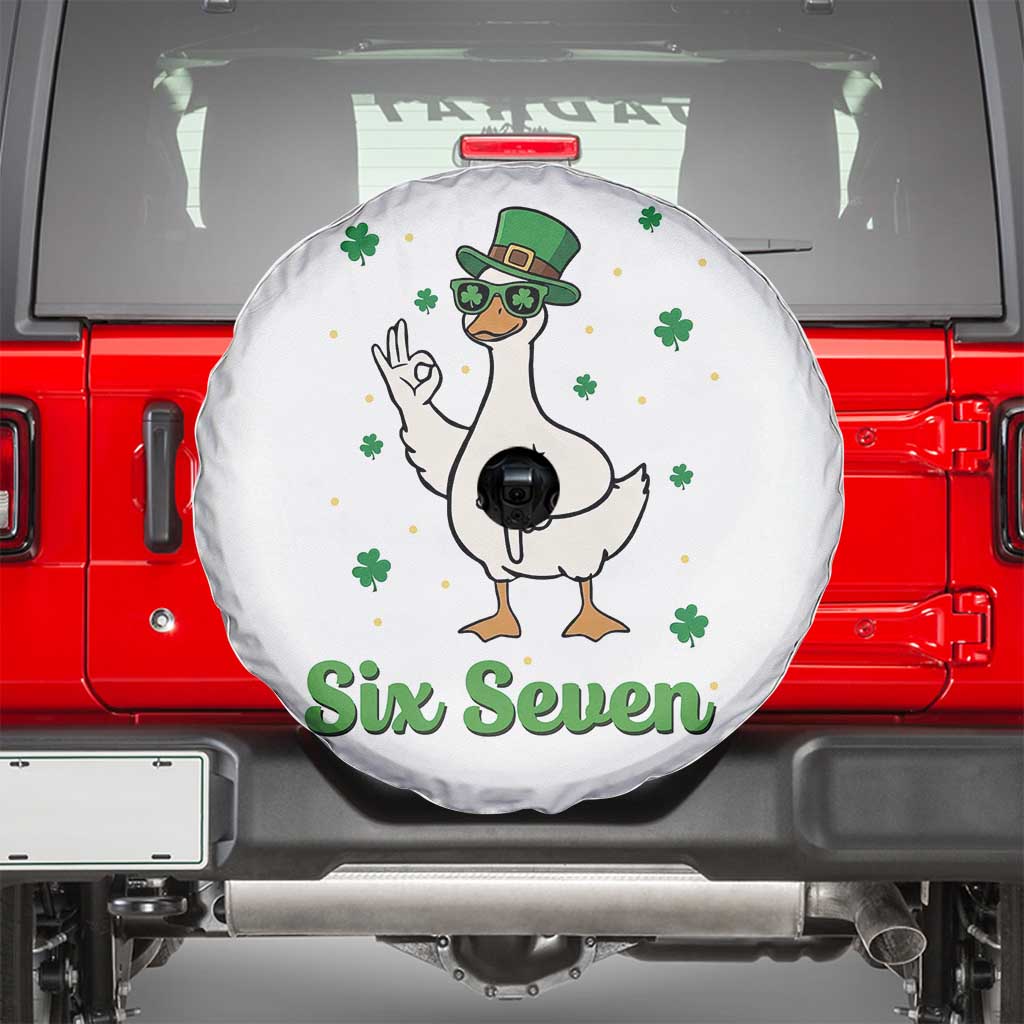 Lucky Goose Six Seven Meme Spare Tire Cover St Patricks Day