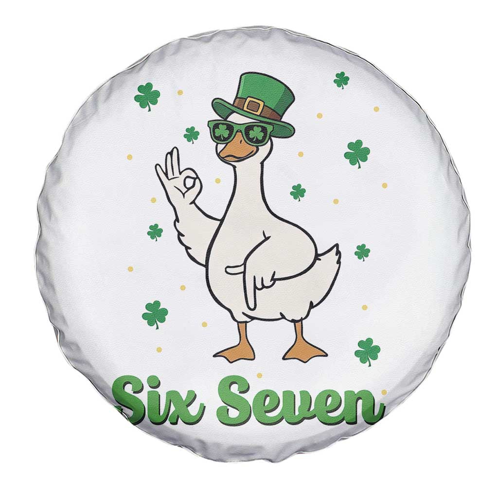 Lucky Goose Six Seven Meme Spare Tire Cover St Patricks Day