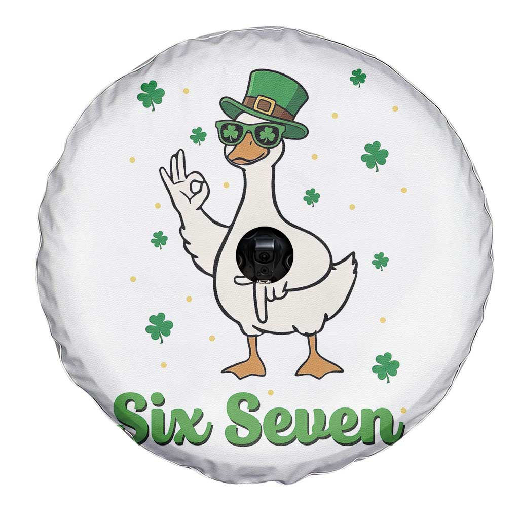 Lucky Goose Six Seven Meme Spare Tire Cover St Patricks Day