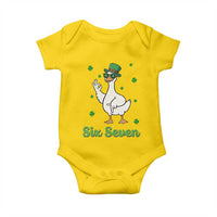 Lucky Goose Six Seven Meme Baby Onesie St Patricks Day