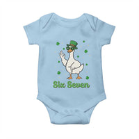 Lucky Goose Six Seven Meme Baby Onesie St Patricks Day