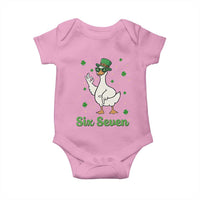 Lucky Goose Six Seven Meme Baby Onesie St Patricks Day
