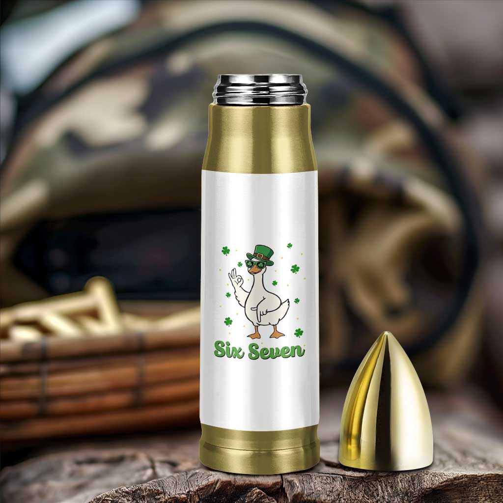 Lucky Goose Six Seven Meme Bullet Tumbler St Patricks Day