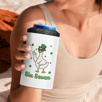 Lucky Goose Six Seven Meme 4 in 1 Can Cooler Tumbler St Patricks Day