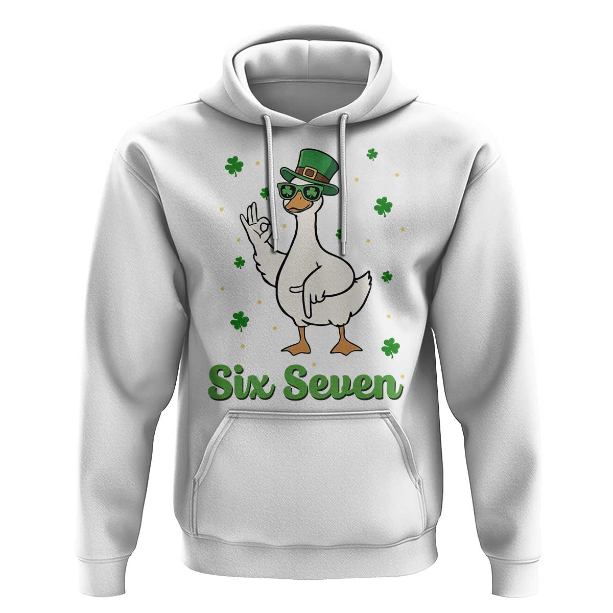 Lucky Goose Six Seven Meme Hoodie St Patricks Day