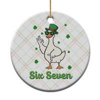 Lucky Goose Six Seven Meme Ceramic Ornament St Patricks Day