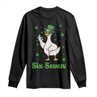 Lucky Goose Six Seven Meme Long Sleeve Shirt St Patricks Day
