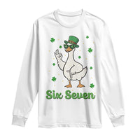 Lucky Goose Six Seven Meme Long Sleeve Shirt St Patricks Day