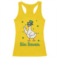 Lucky Goose Six Seven Meme Racerback Tank Top St Patricks Day