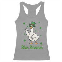 Lucky Goose Six Seven Meme Racerback Tank Top St Patricks Day