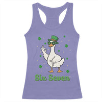 Lucky Goose Six Seven Meme Racerback Tank Top St Patricks Day