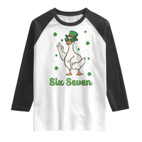 Lucky Goose Six Seven Meme Raglan Shirt St Patricks Day