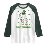 Lucky Goose Six Seven Meme Raglan Shirt St Patricks Day