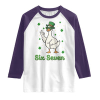 Lucky Goose Six Seven Meme Raglan Shirt St Patricks Day