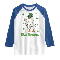 Lucky Goose Six Seven Meme Raglan Shirt St Patricks Day