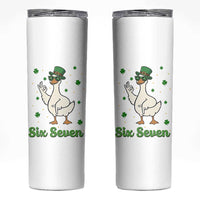 Lucky Goose Six Seven Meme Skinny Tumbler St Patricks Day