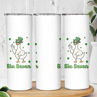 Lucky Goose Six Seven Meme Skinny Tumbler St Patricks Day