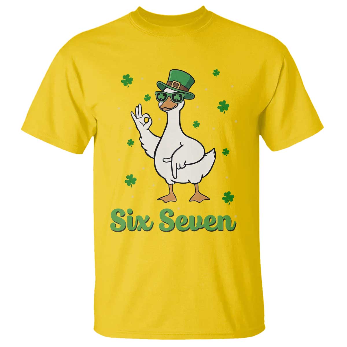 Lucky Goose Six Seven Meme T Shirt St Patricks Day