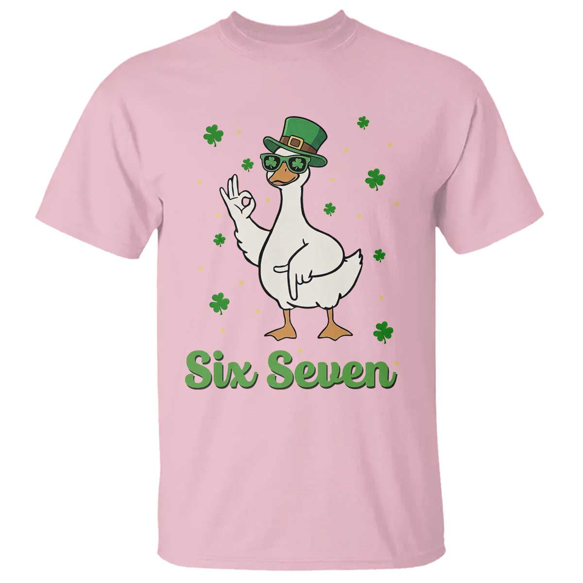 Lucky Goose Six Seven Meme T Shirt St Patricks Day