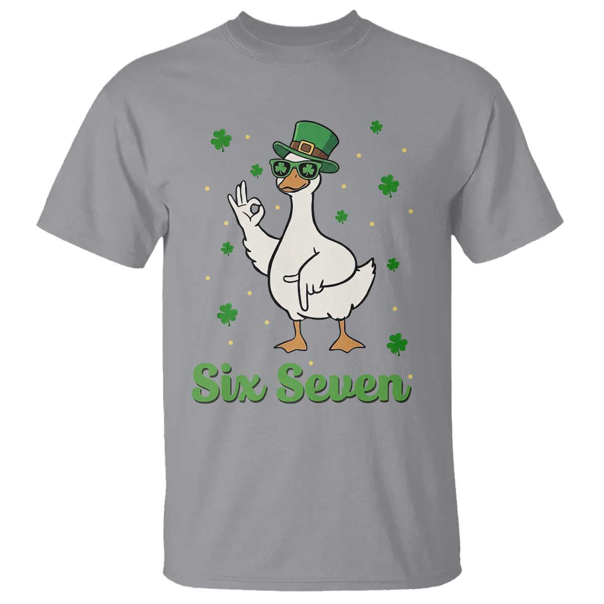 Lucky Goose Six Seven Meme T Shirt St Patricks Day