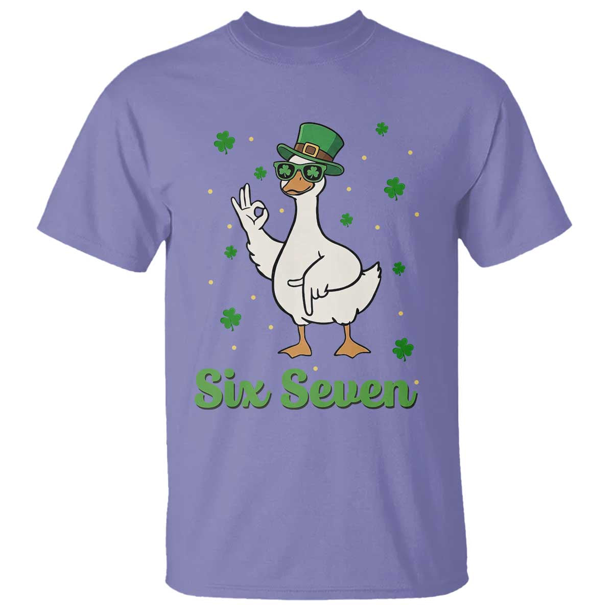 Lucky Goose Six Seven Meme T Shirt St Patricks Day