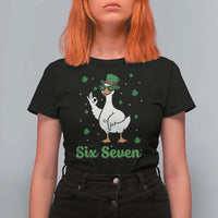 Lucky Goose Six Seven Meme T Shirt For Women St Patricks Day