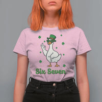 Lucky Goose Six Seven Meme T Shirt For Women St Patricks Day