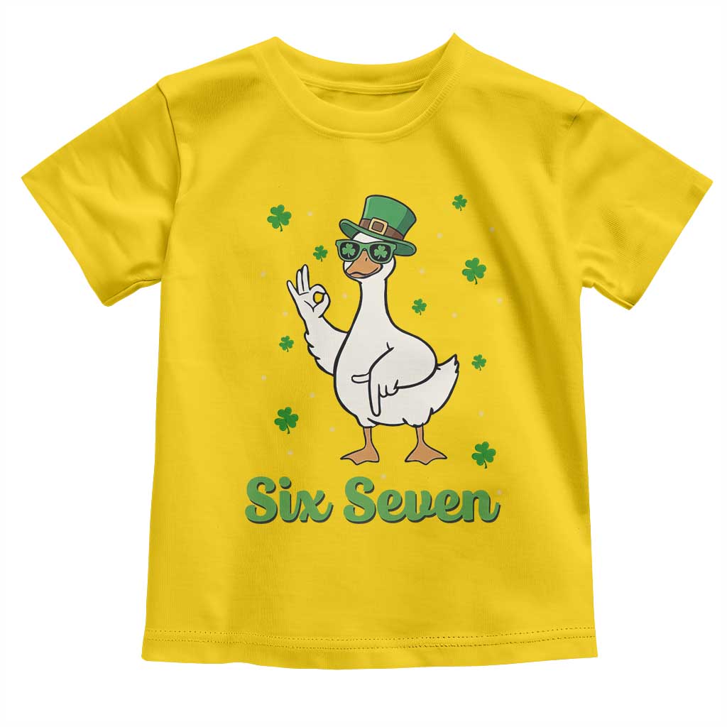 Lucky Goose Six Seven Meme Toddler T Shirt St Patricks Day
