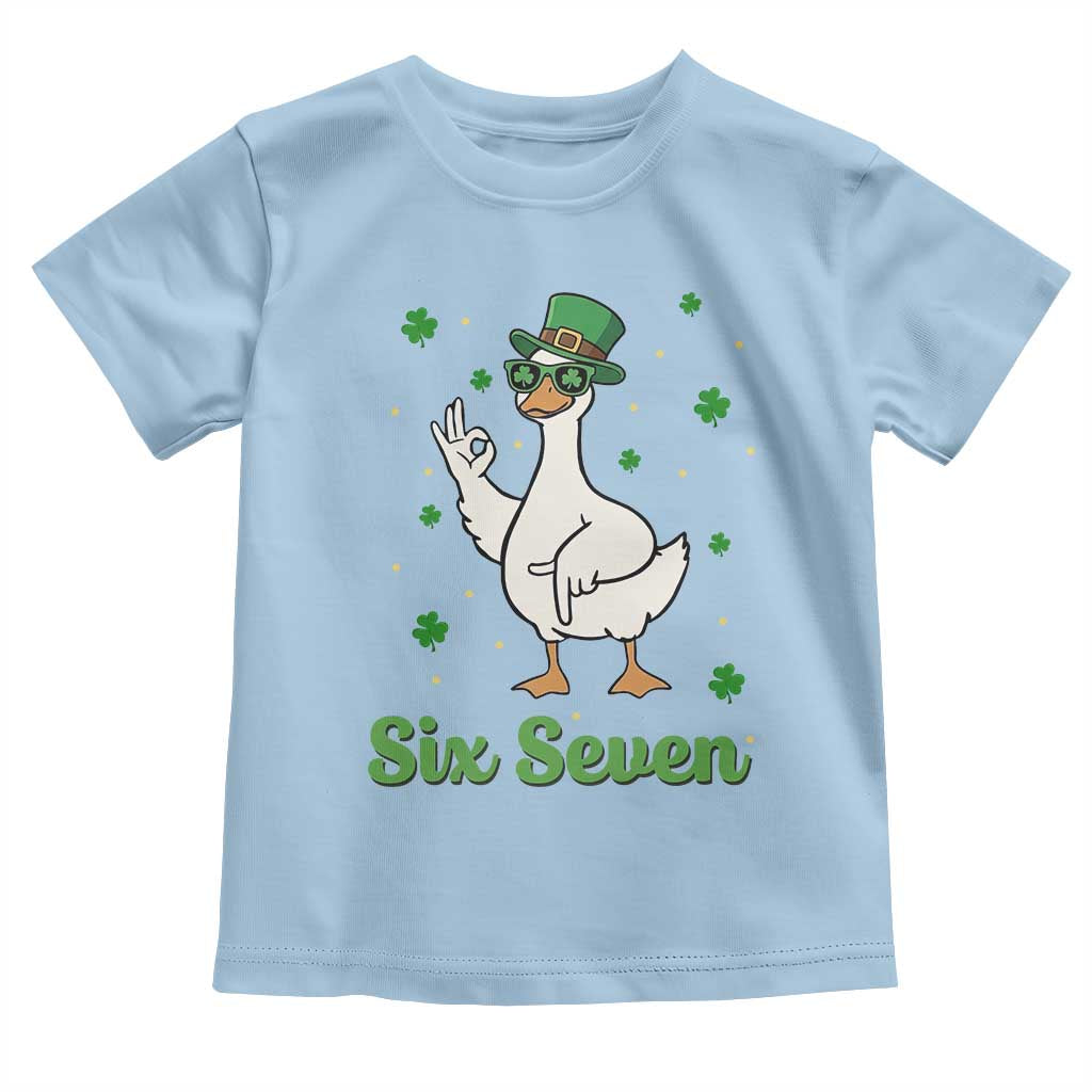 Lucky Goose Six Seven Meme Toddler T Shirt St Patricks Day