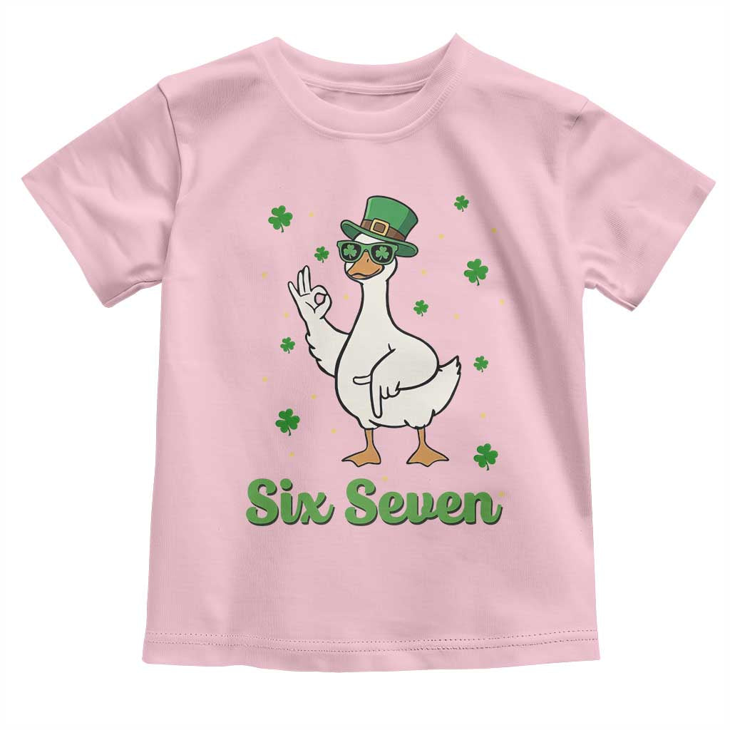 Lucky Goose Six Seven Meme Toddler T Shirt St Patricks Day