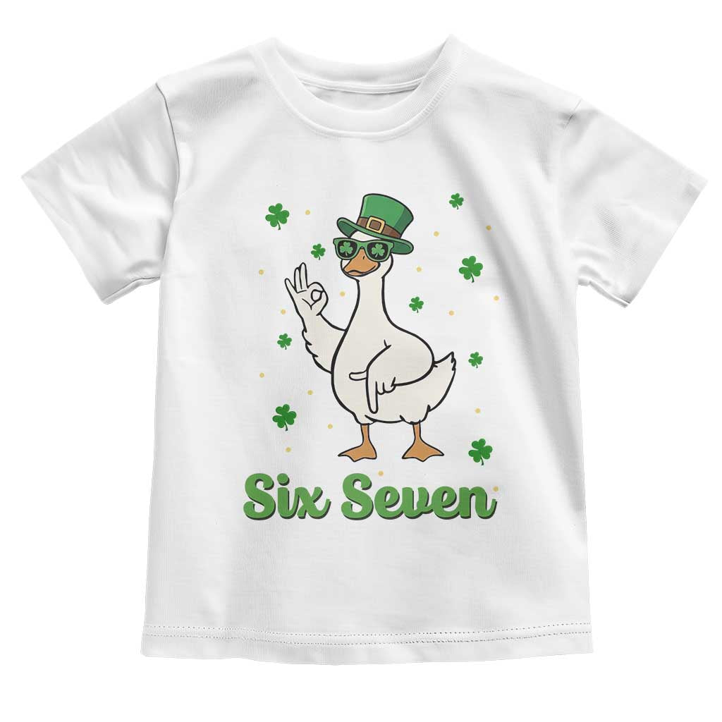 Lucky Goose Six Seven Meme Toddler T Shirt St Patricks Day