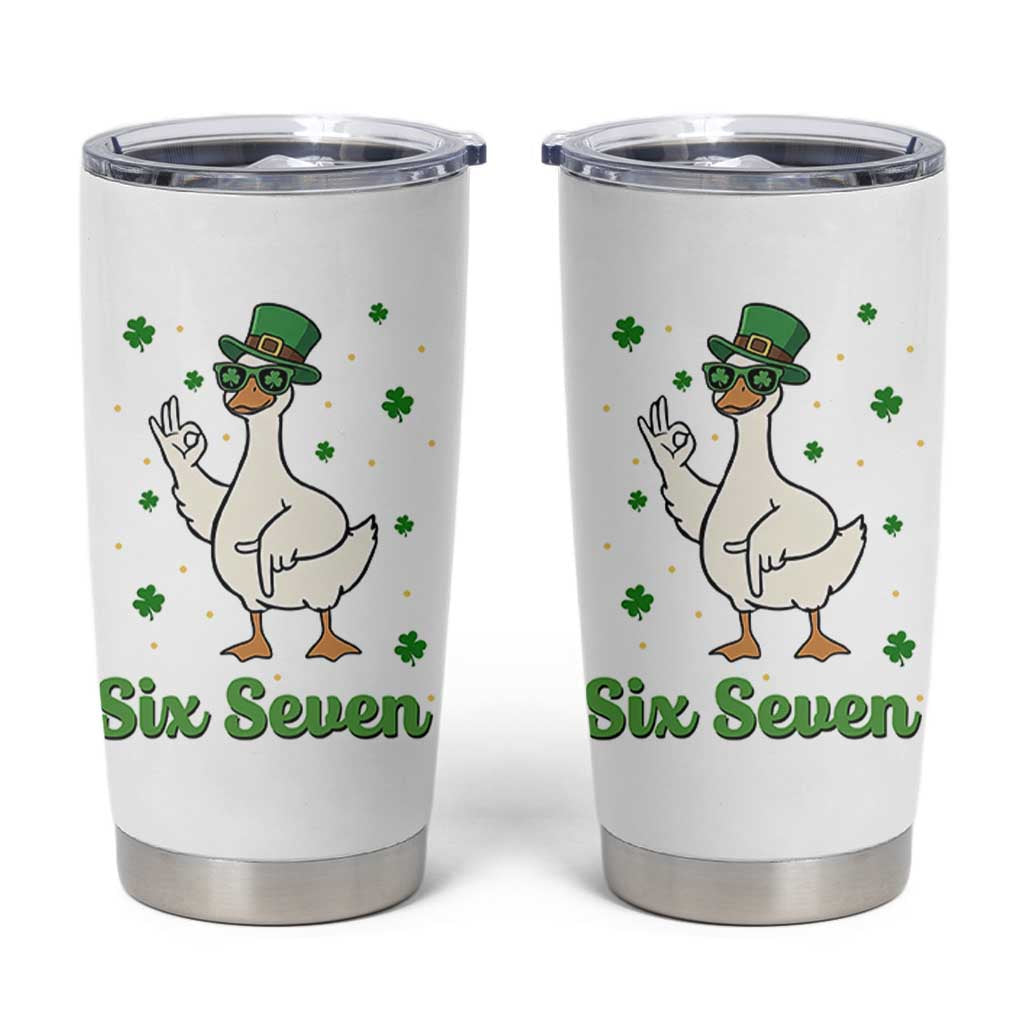 Lucky Goose Six Seven Meme Tumbler Cup St Patricks Day