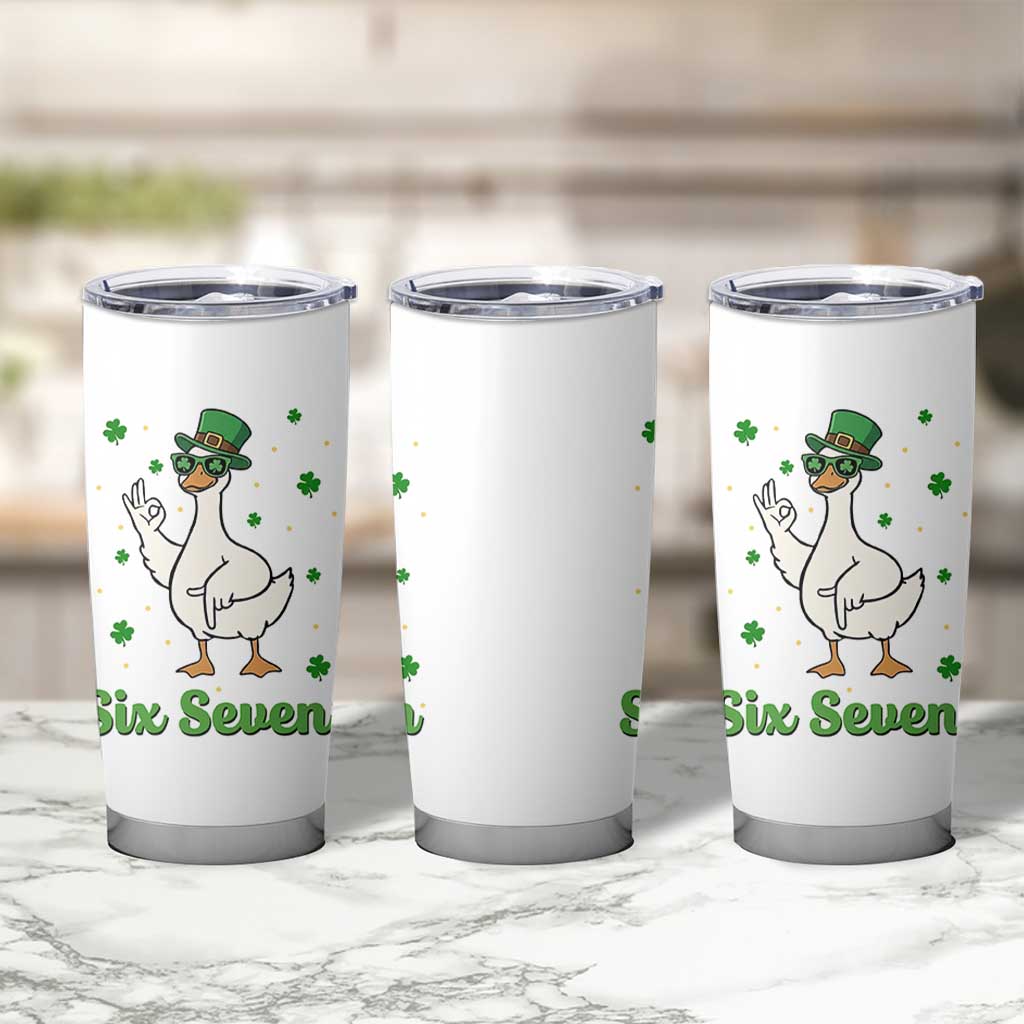 Lucky Goose Six Seven Meme Tumbler Cup St Patricks Day