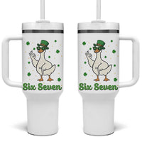 Lucky Goose Six Seven Meme Tumbler With Handle St Patricks Day