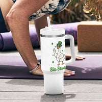 Lucky Goose Six Seven Meme Tumbler With Handle St Patricks Day