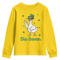 Lucky Goose Six Seven Meme Youth Sweatshirt St Patricks Day